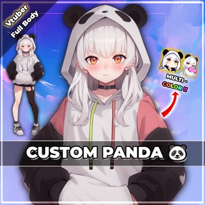 Customizable Panda Hoodie