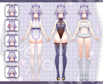 Model Live2D DigiVtModels
