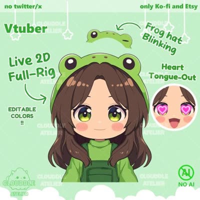 Cute Frog Girl