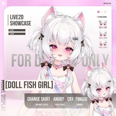 DOLL FISH GIRL A total of seven expressions and…