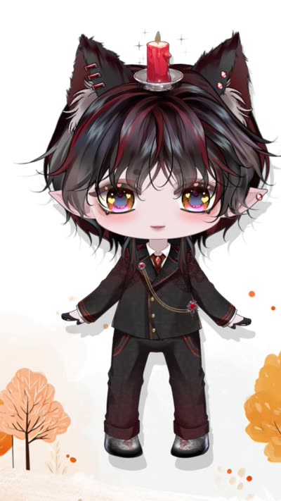 Chibi Gray Wolf 2D