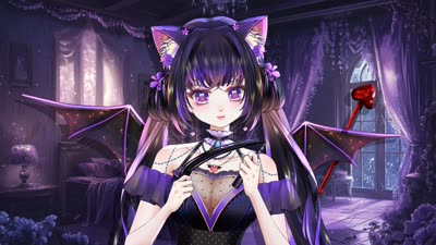 Demon Cat Girl 2D