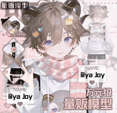 LilyaJOY Boy , 35+ Expressions