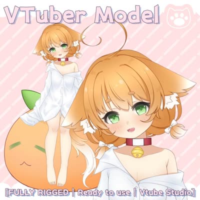 Orange Tabby Cat Character