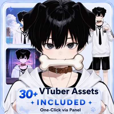 Black-haired Puppy Boy