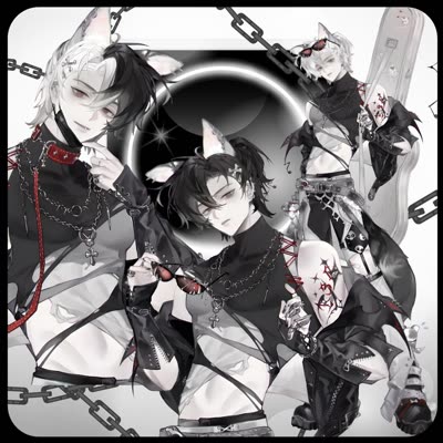 Male Singer Cat - - -Boy-Digital- - -Cute- -Man