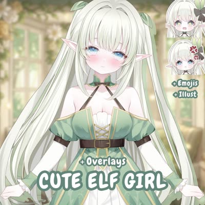 Nature Cute Elf Fairy