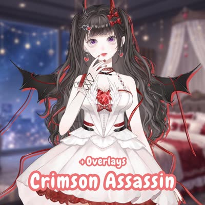 Crimson Assassin Goth Girl