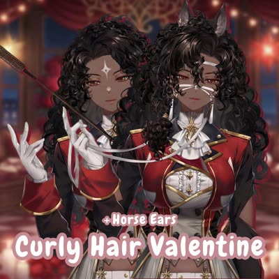 Dark-Skinned Curly Hair
