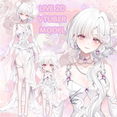 Pale Pink Girl 2D Live