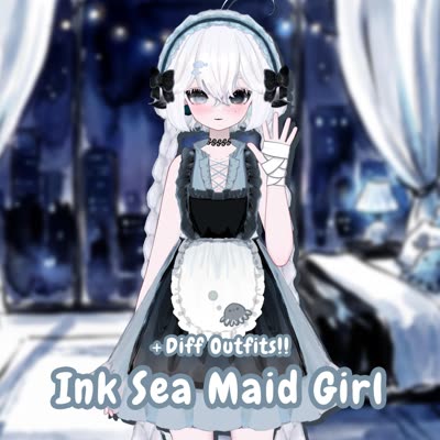 Ink Sea Maid Girl