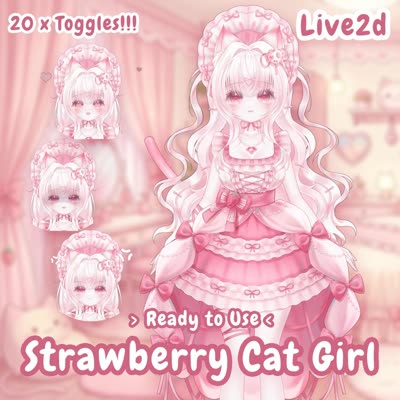 Sweets Strawberry Cat-Girl