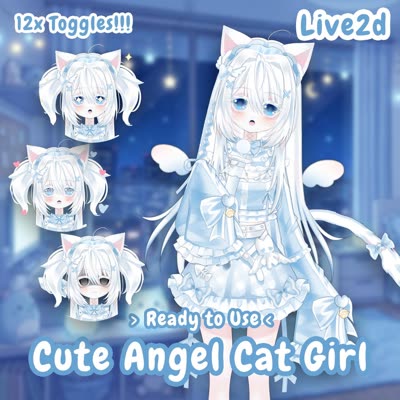 Cute Angel Cat-Girl