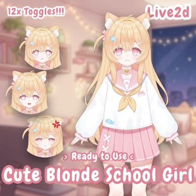 Cute Blonde School-Girl