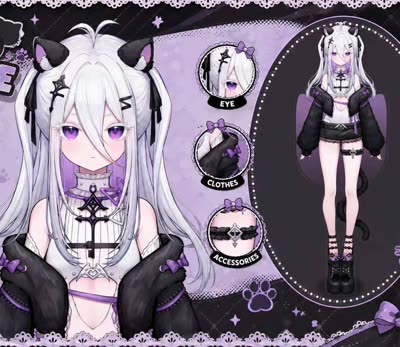Purple girl