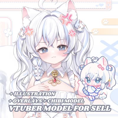 Blue Cat Girl