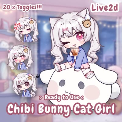 Chibi Bunny Cat-Girl