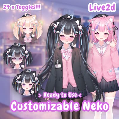 Color Customizable Neko