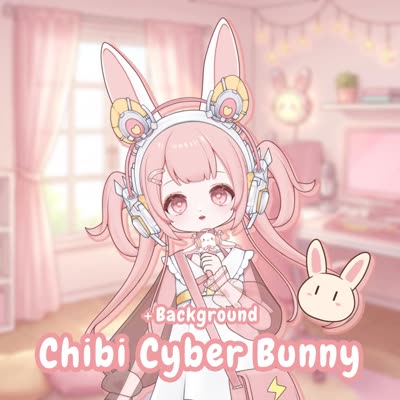 Chibi Cyber Bunny Girl