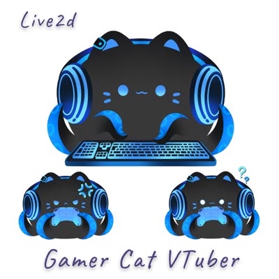 Cool Gamer Cat