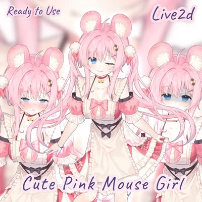 Cute Pink Mouse Girl