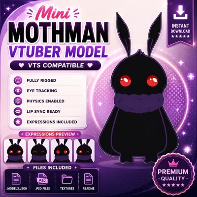 Mini Mothman , , Chibi Cryptid