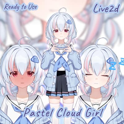 Pastel Cloud Girl
