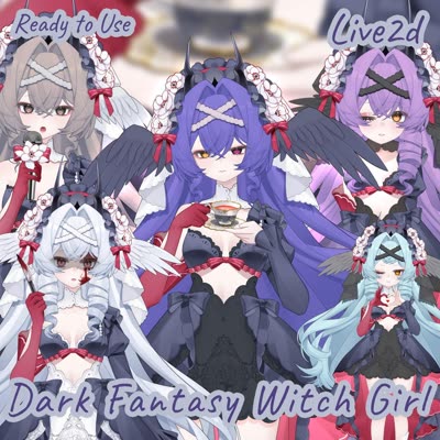 Dark-Fantasy Witch Girl