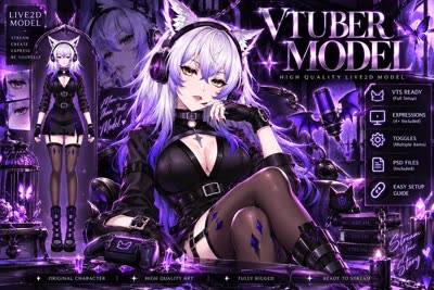 Model Live2D vtubersx